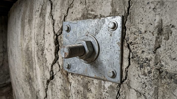 Bowing & Cracked Wall Repair project detail — Cary, NC