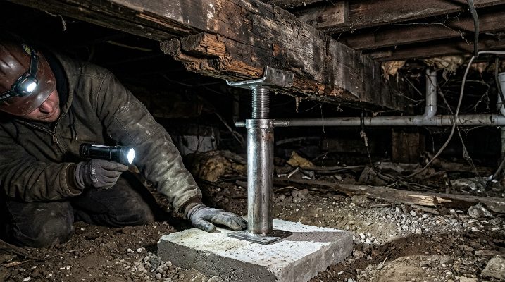 Crawl Space Repair & Support project detail — Cary, NC