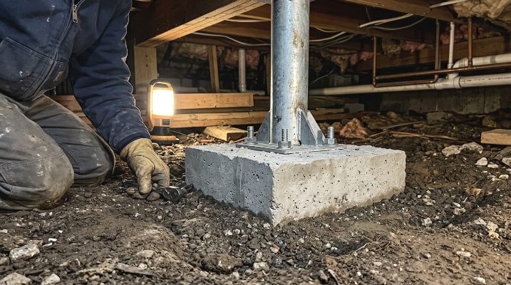 Crawl Space Repair & Support in Cary, NC
