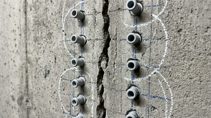 Foundation Crack Repair project detail — Cary, NC