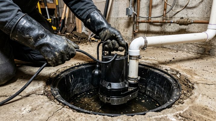 Sump Pump Installation & Repair project detail — Cary, NC